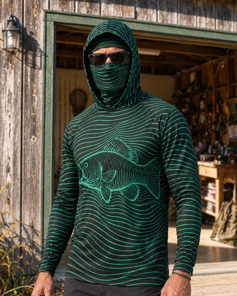 Ripple Bass gaiter hoodie