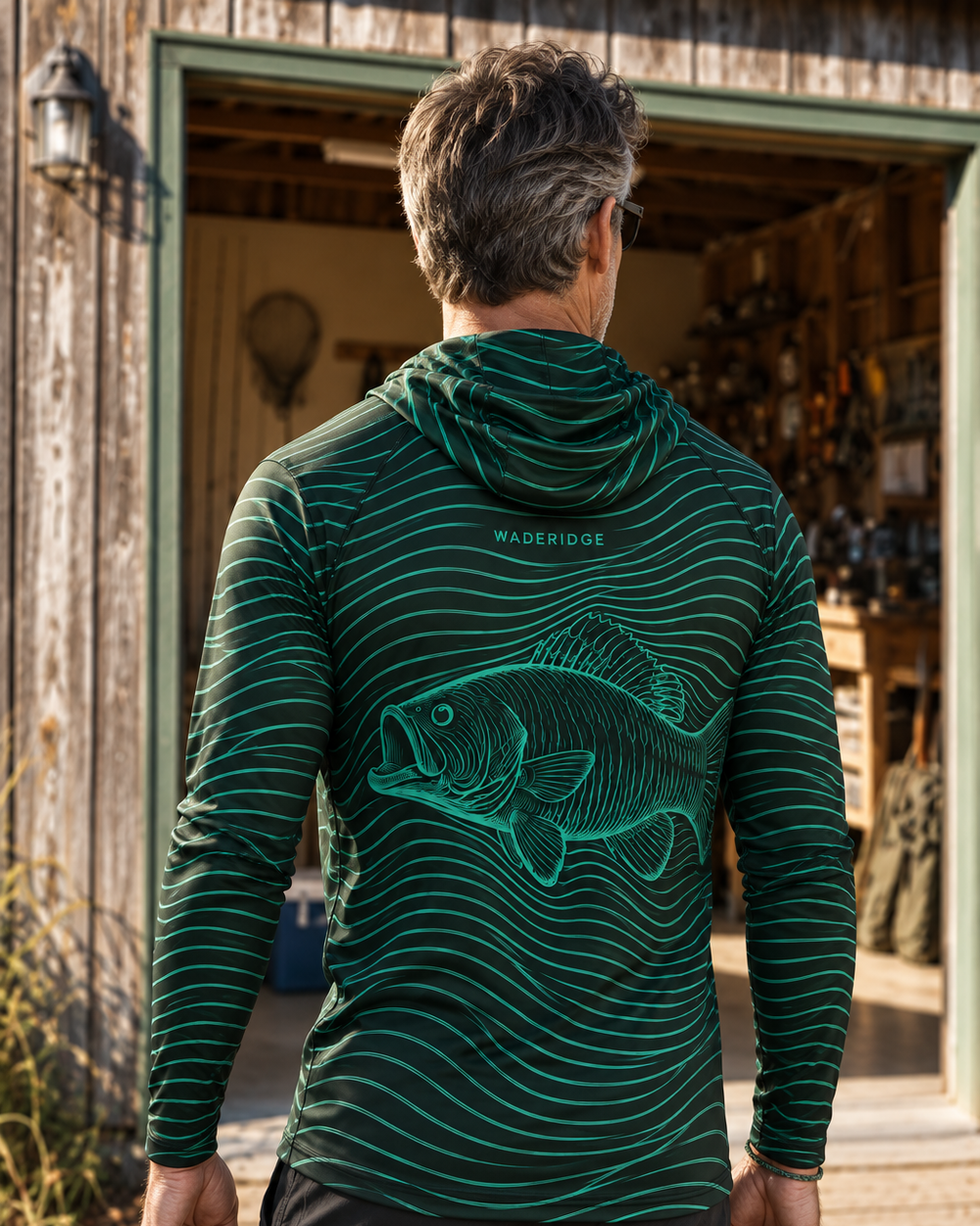 Ripple Bass gaiter hoodie