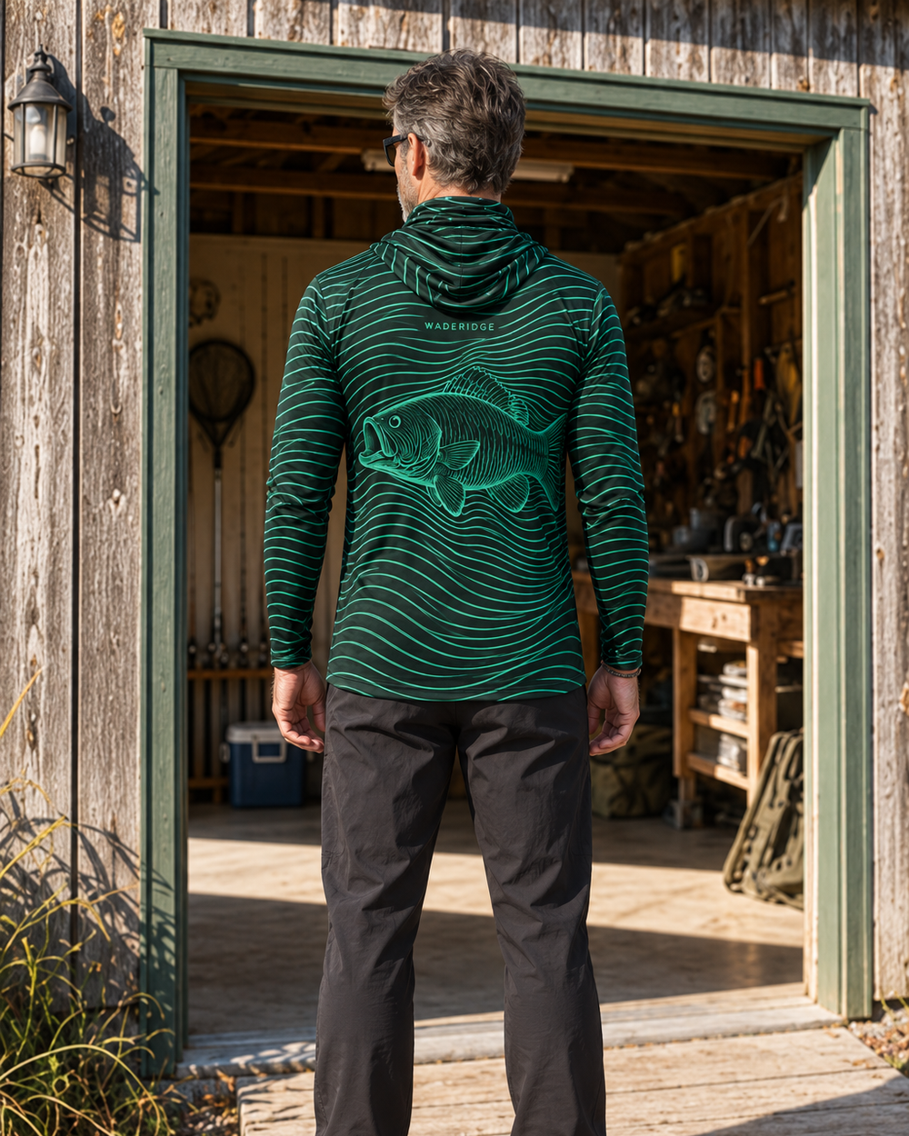 Ripple Bass gaiter hoodie