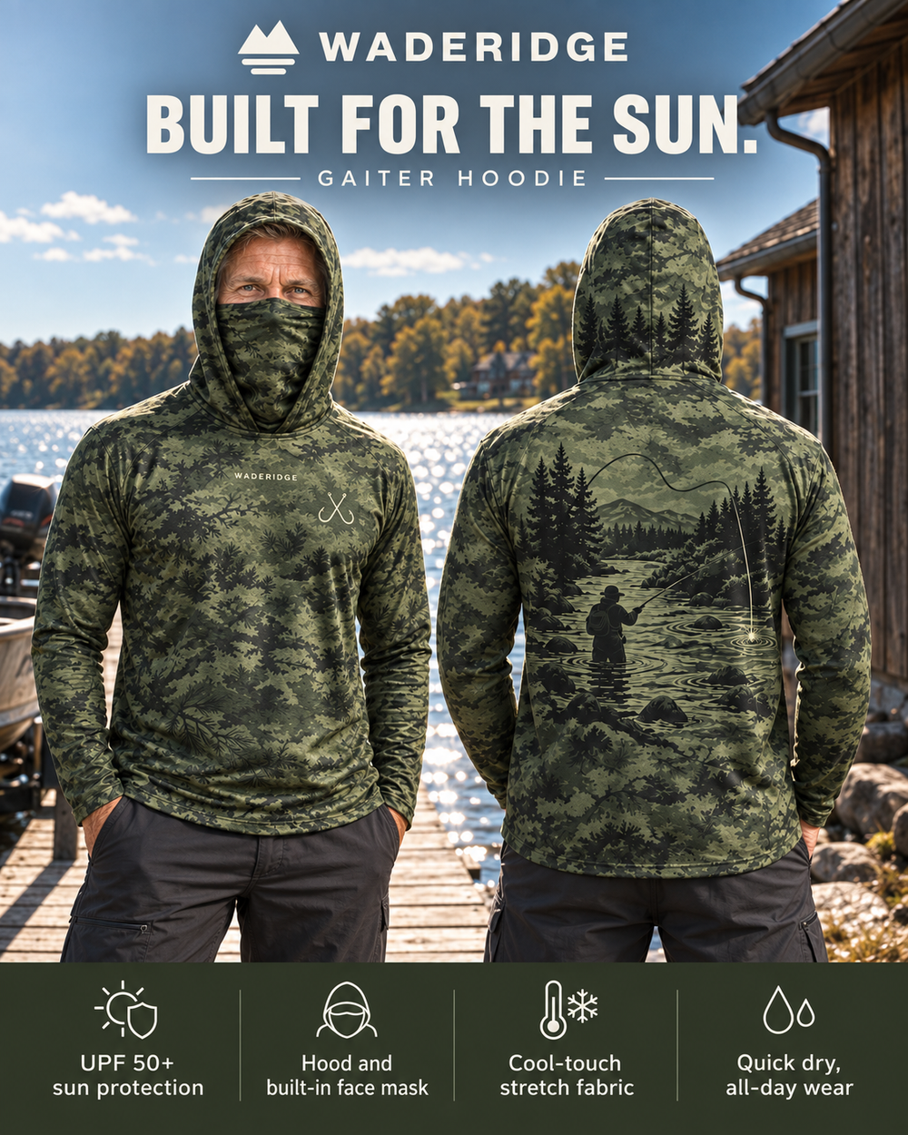 Morning Bend gaiter hoodie