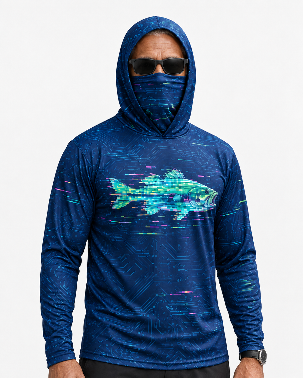 Signal Lost gaiter hoodie