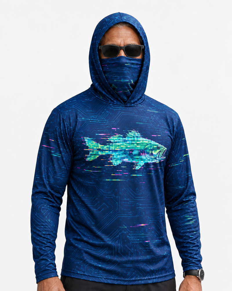 Signal Lost gaiter hoodie
