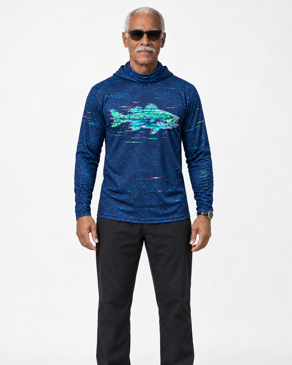 Signal Lost gaiter hoodie