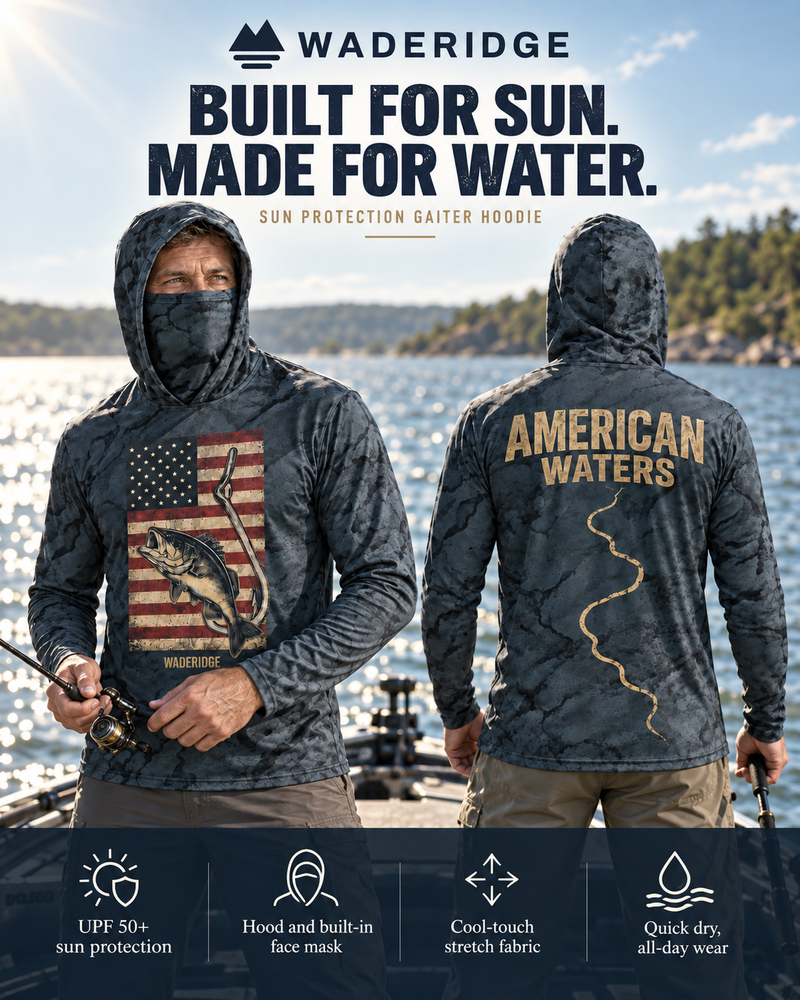 American Waters gaiter hoodie