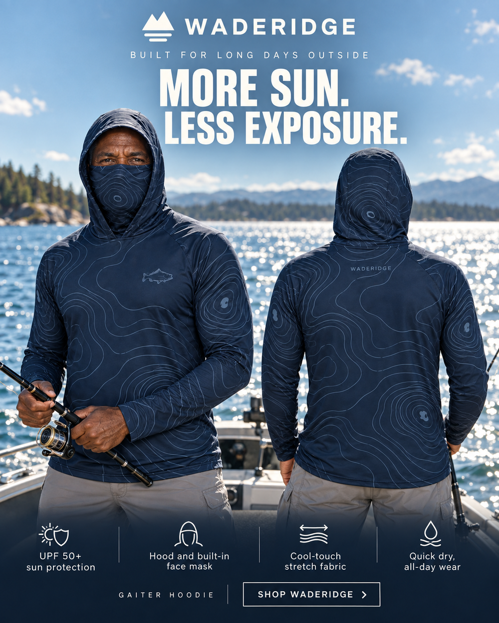 Deep Contour gaiter hoodie