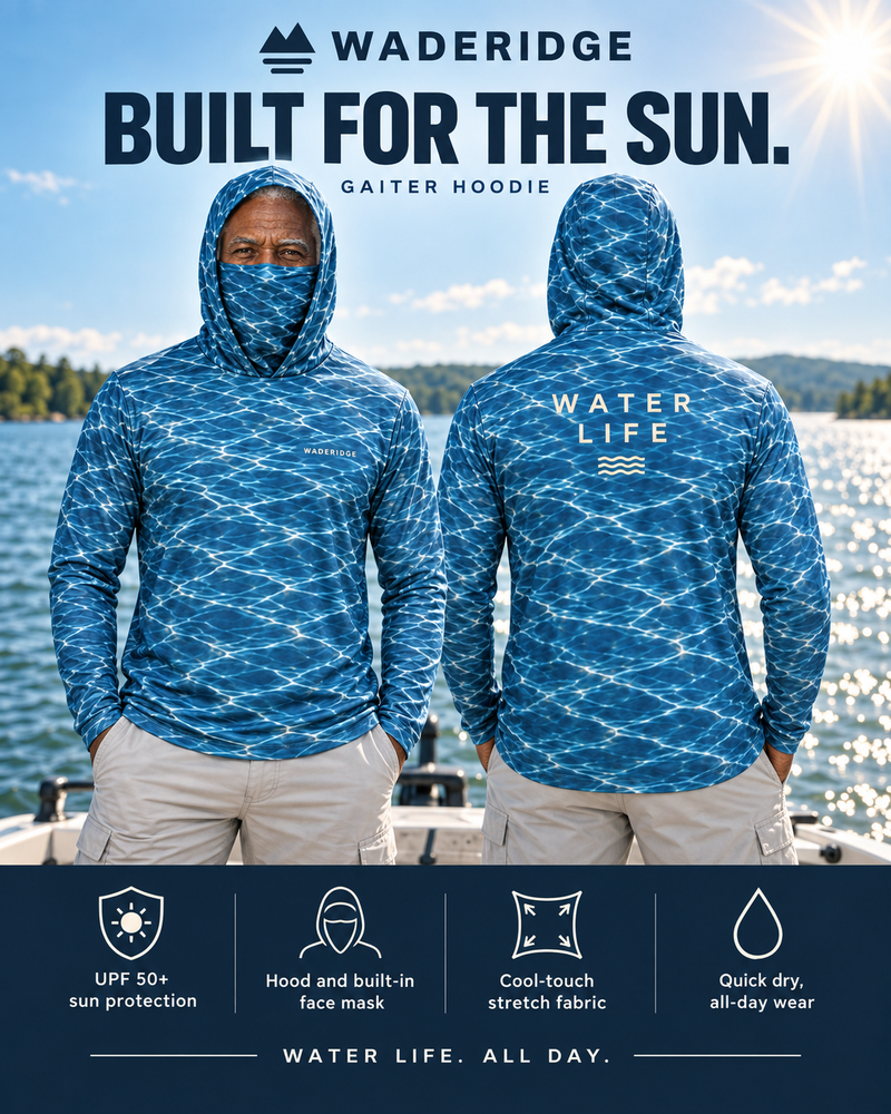 Water Life gaiter hoodie