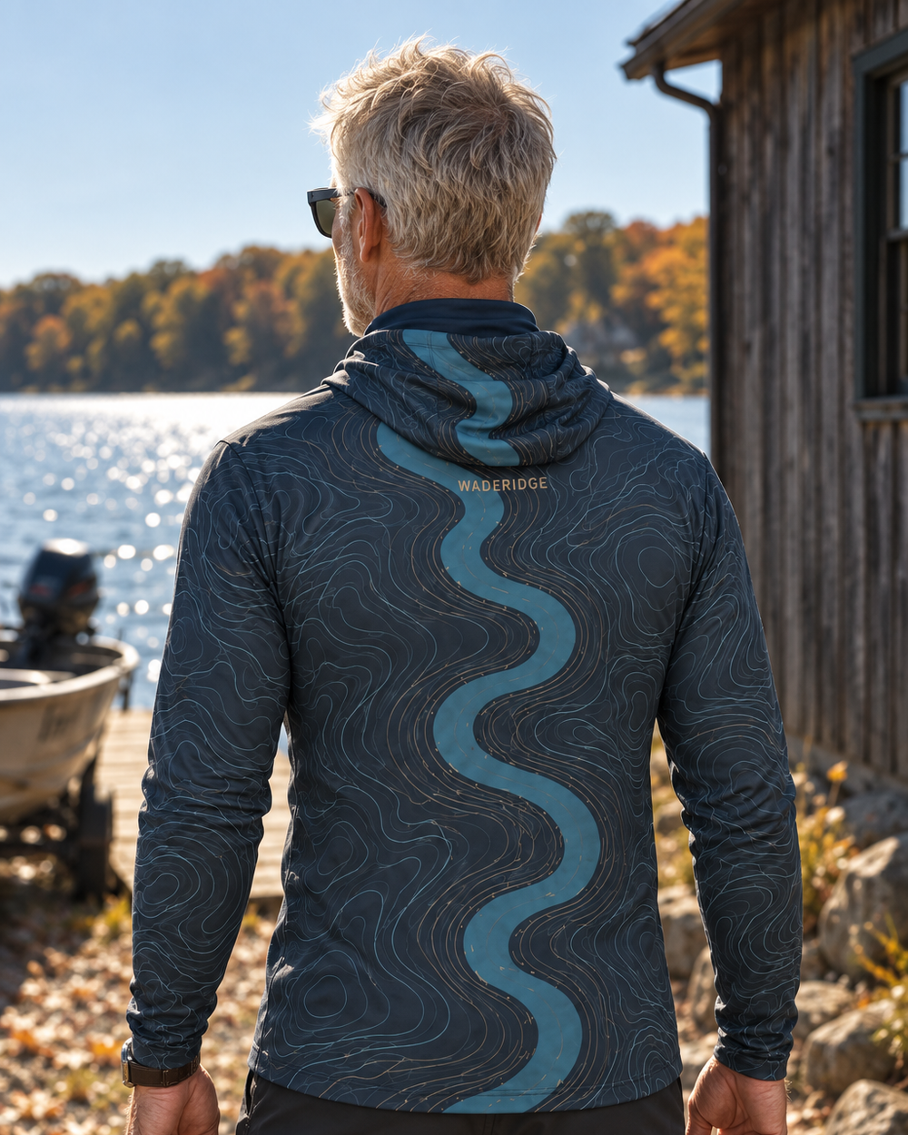 River Life gaiter hoodie