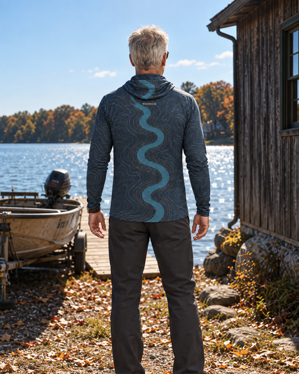 River Life gaiter hoodie