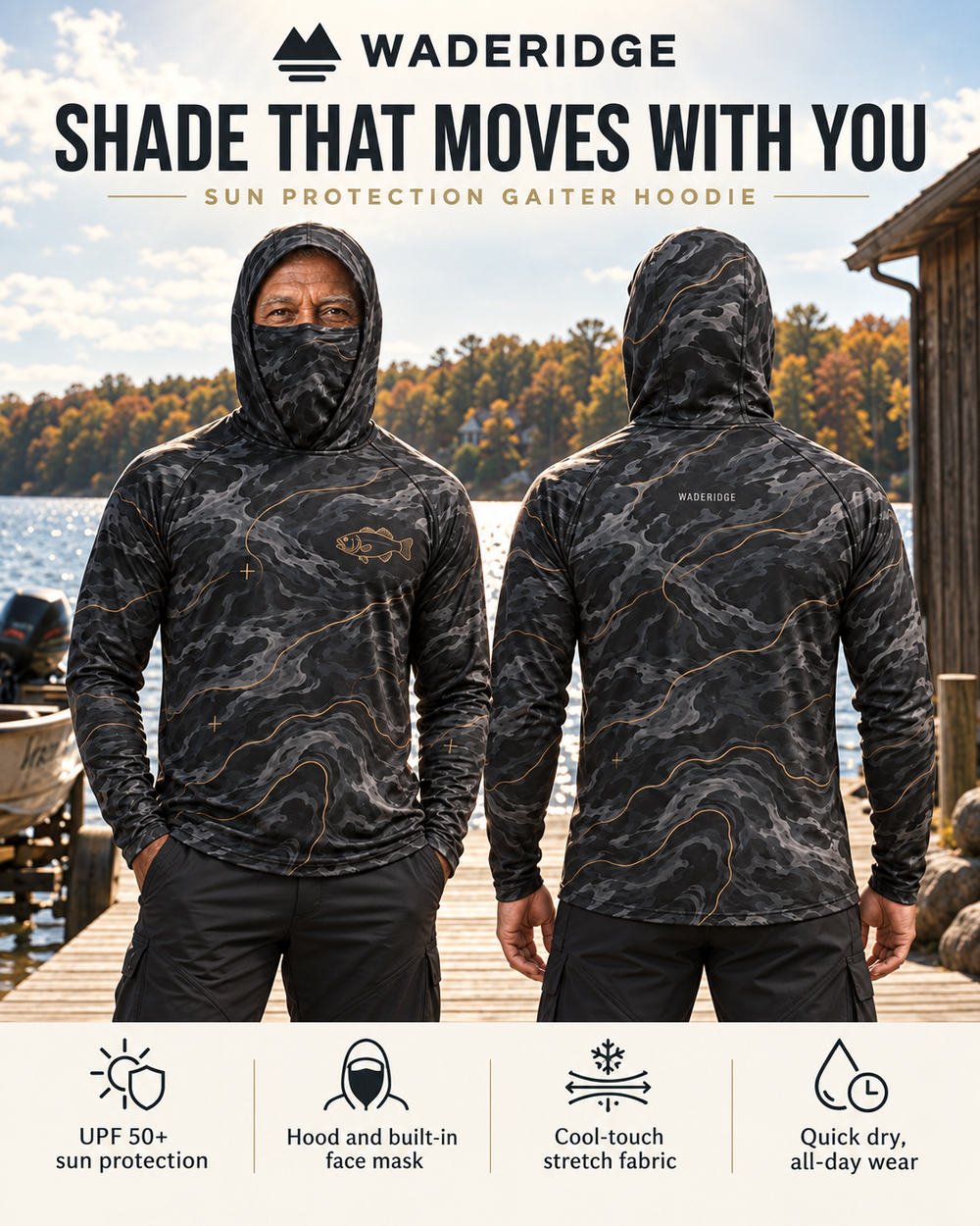 Tactical Water gaiter hoodie