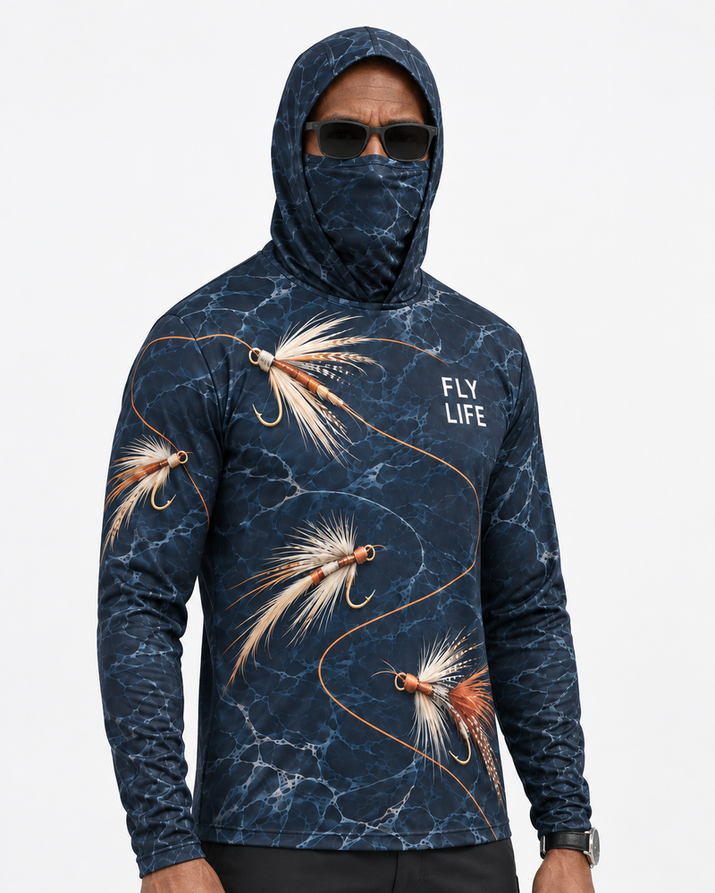 Fly Life gaiter hoodie