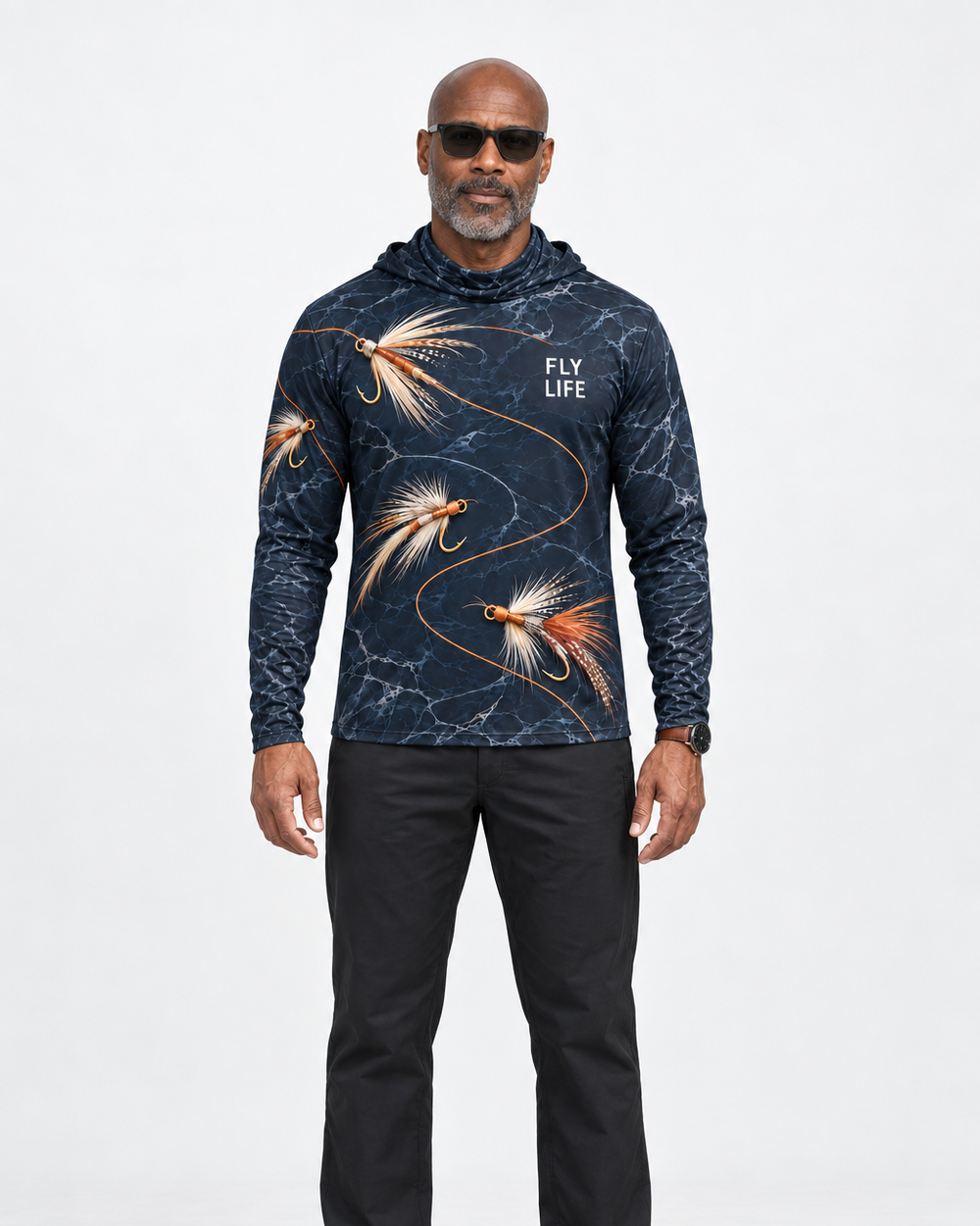 Fly Life gaiter hoodie
