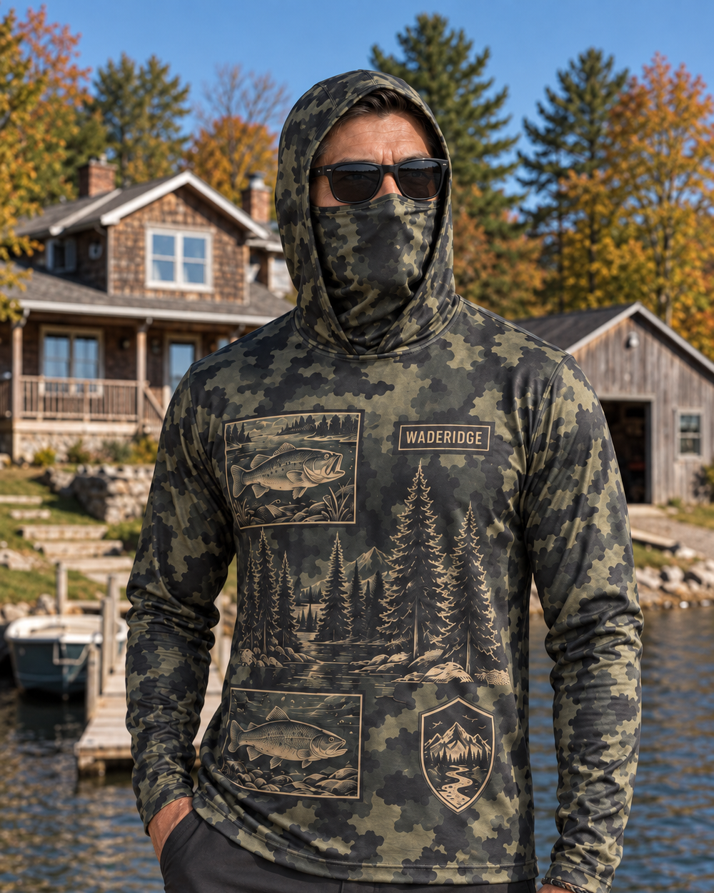Good Water Better Days gaiter hoodie