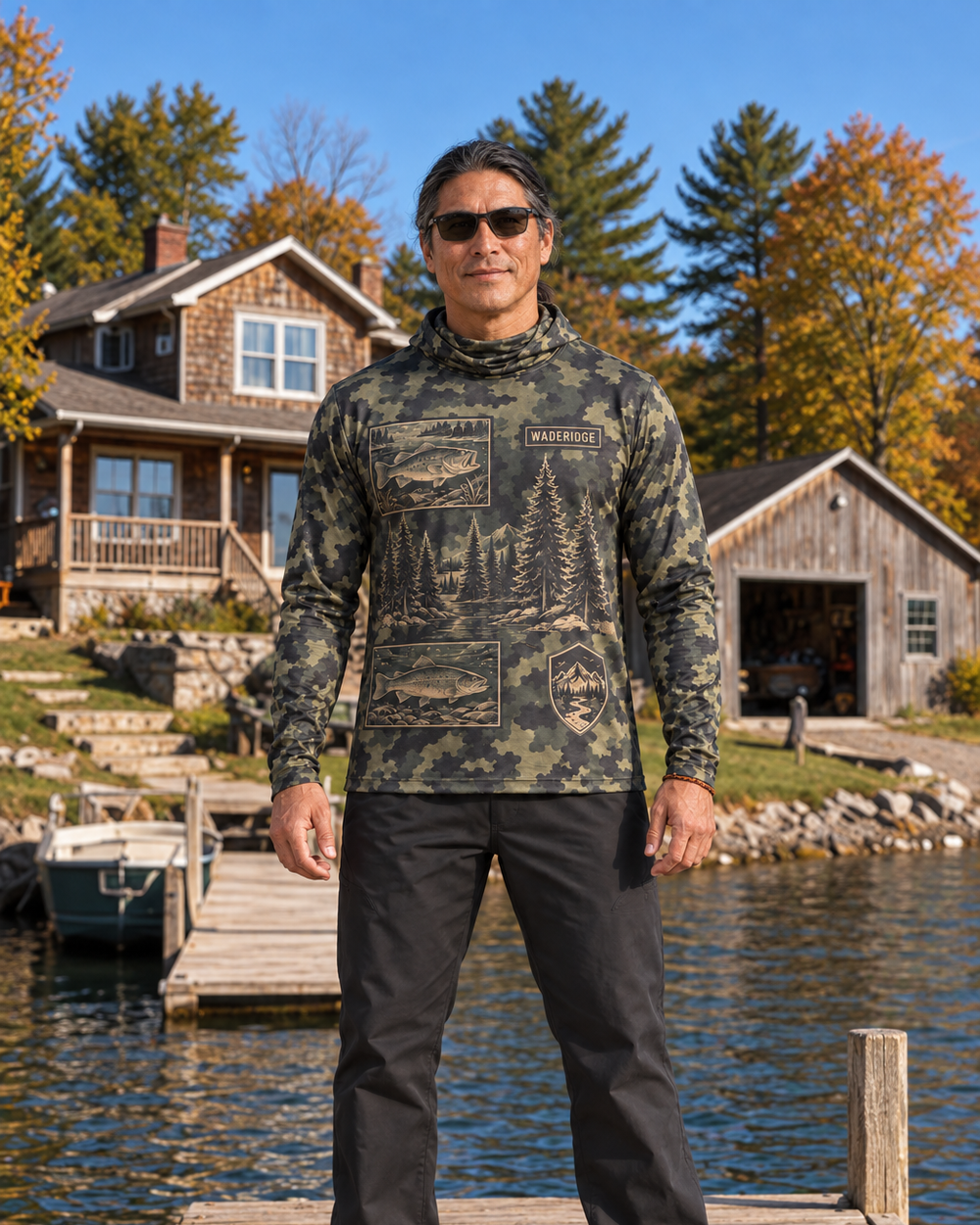 Good Water Better Days gaiter hoodie