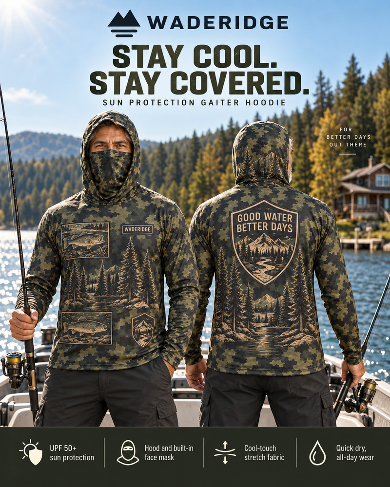 Good Water Better Days gaiter hoodie