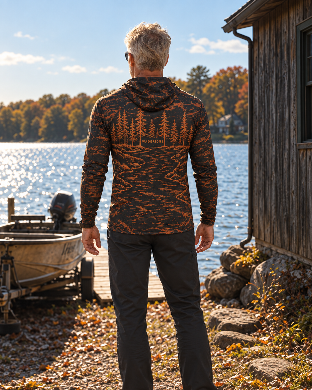 Bait Shop Good Times gaiter hoodie
