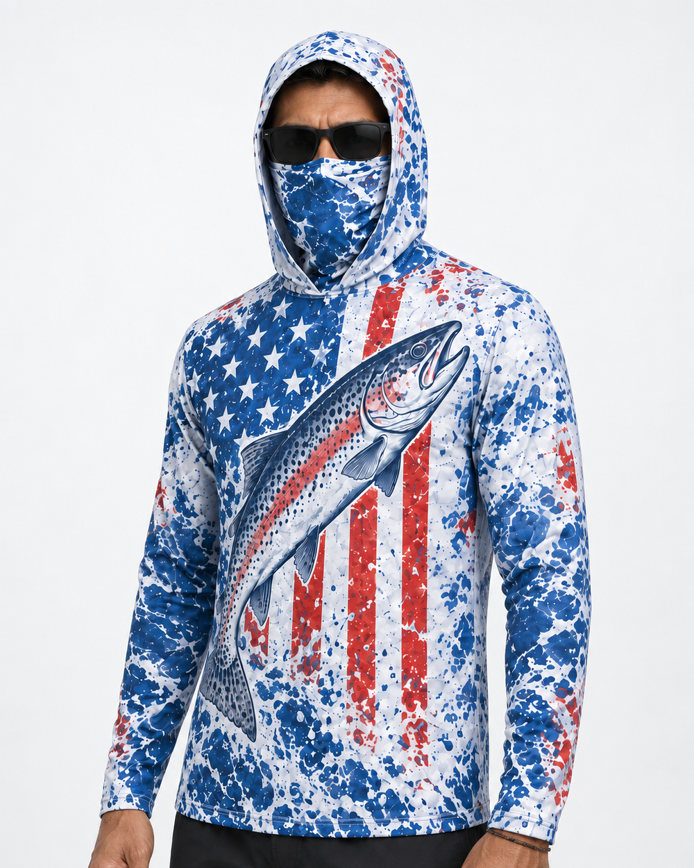 American Angler gaiter hoodie