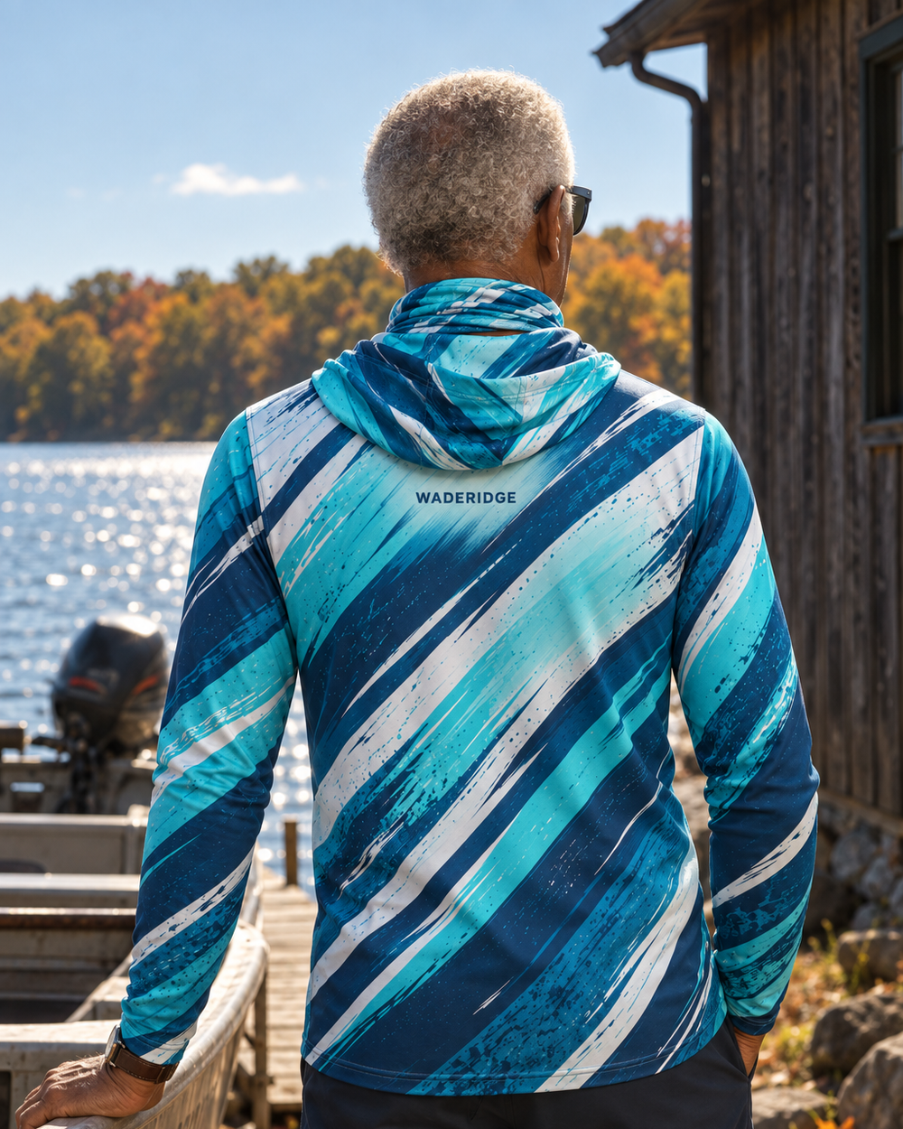 Cut Water gaiter hoodie