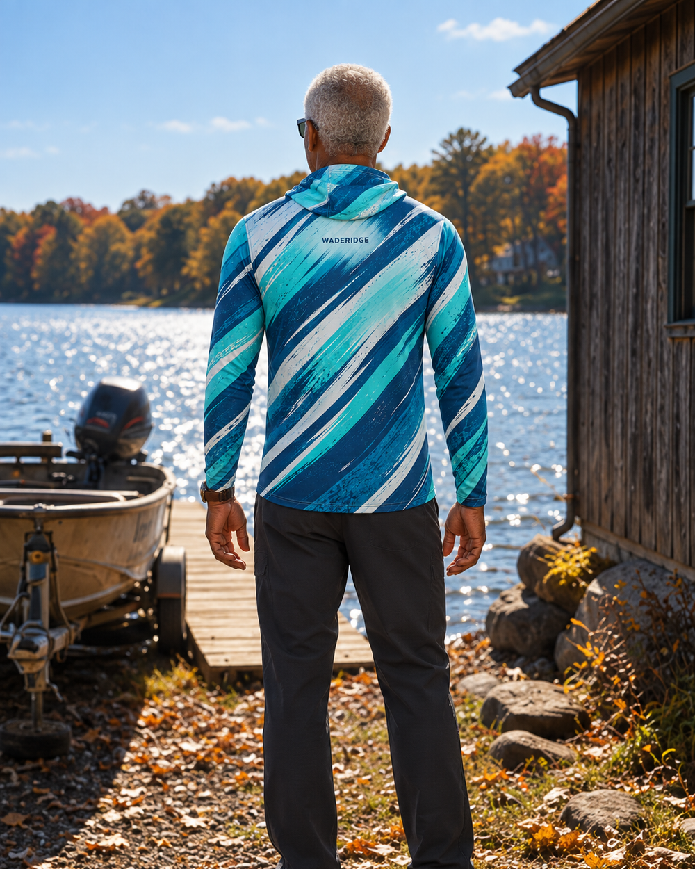 Cut Water gaiter hoodie