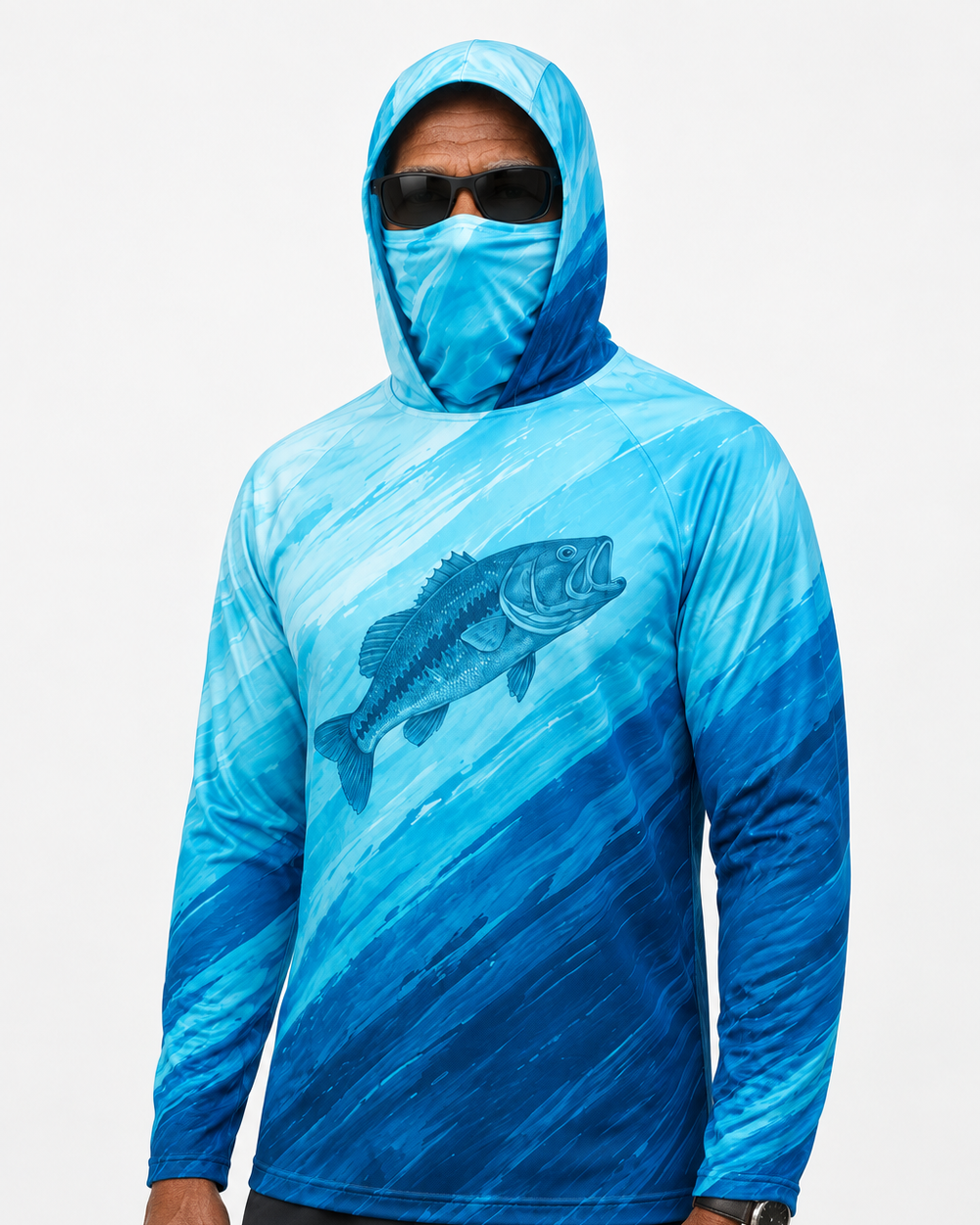 Ghost Bass gaiter hoodie
