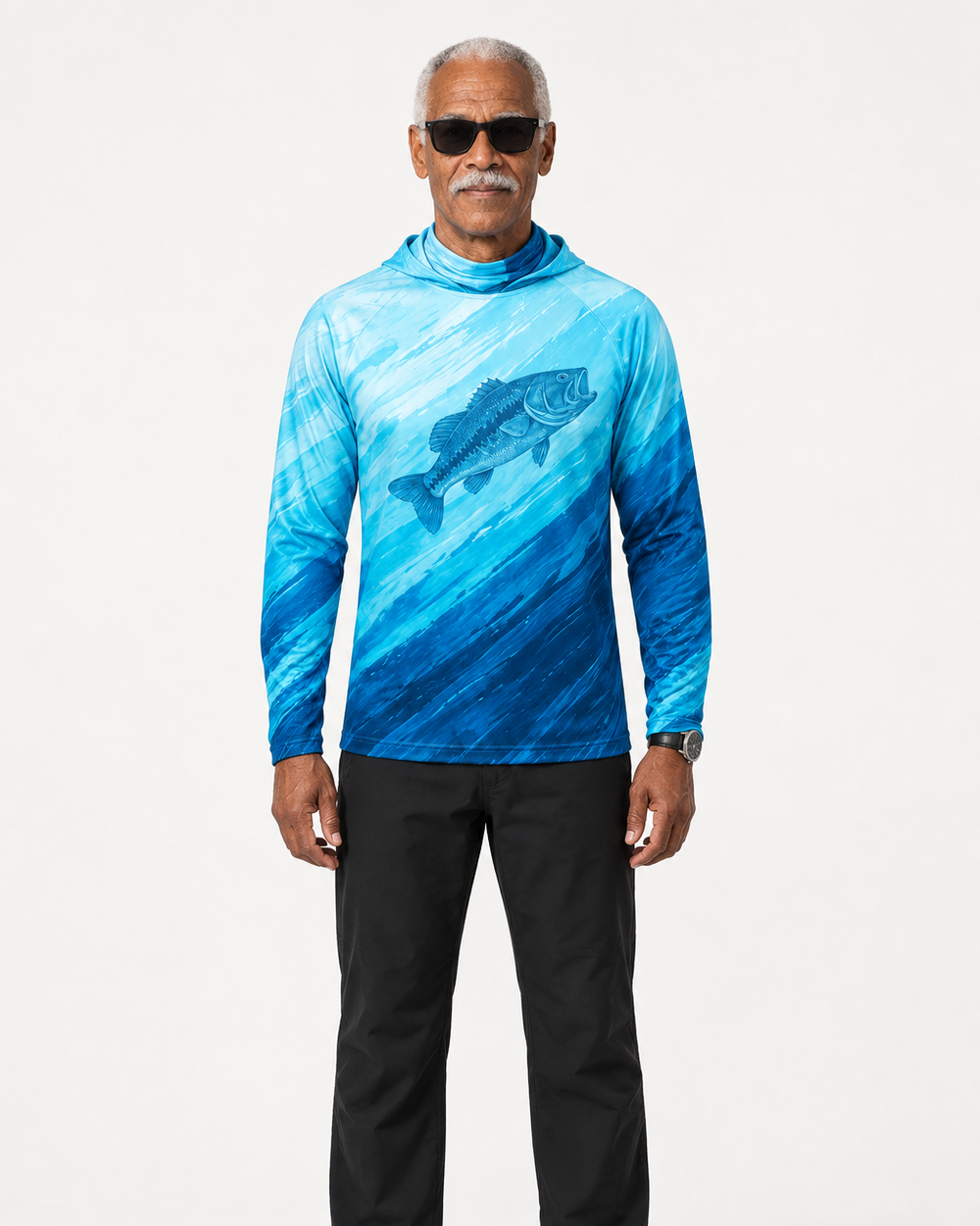 Ghost Bass gaiter hoodie