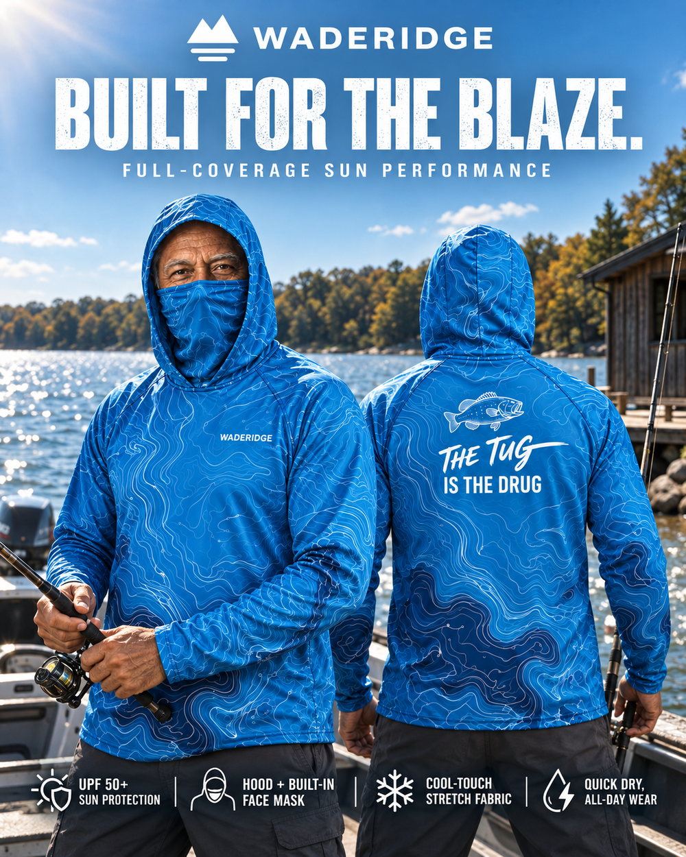 Topo Water gaiter hoodie