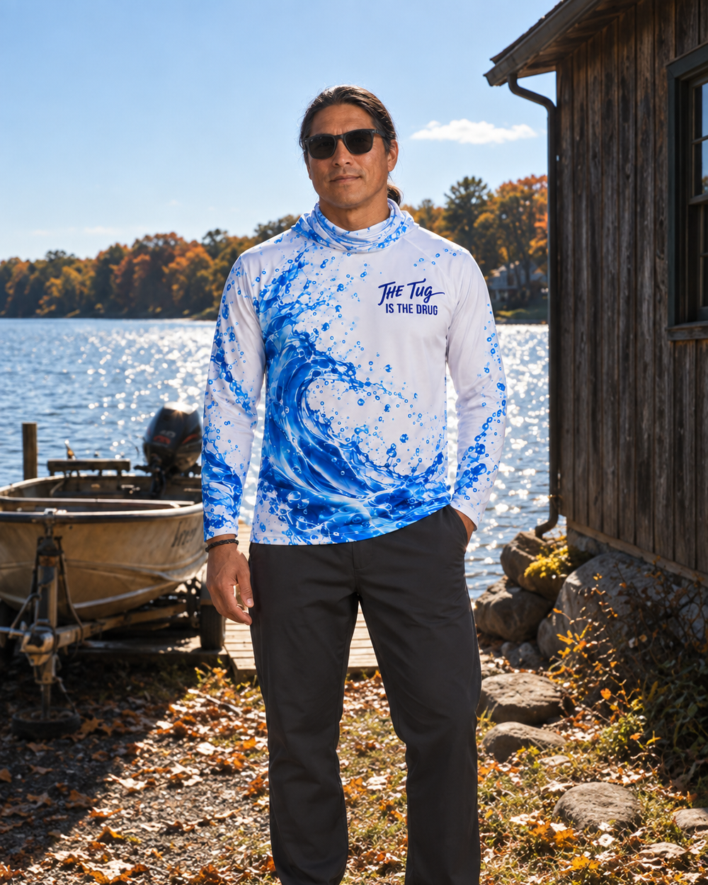 Clean Strike gaiter hoodie