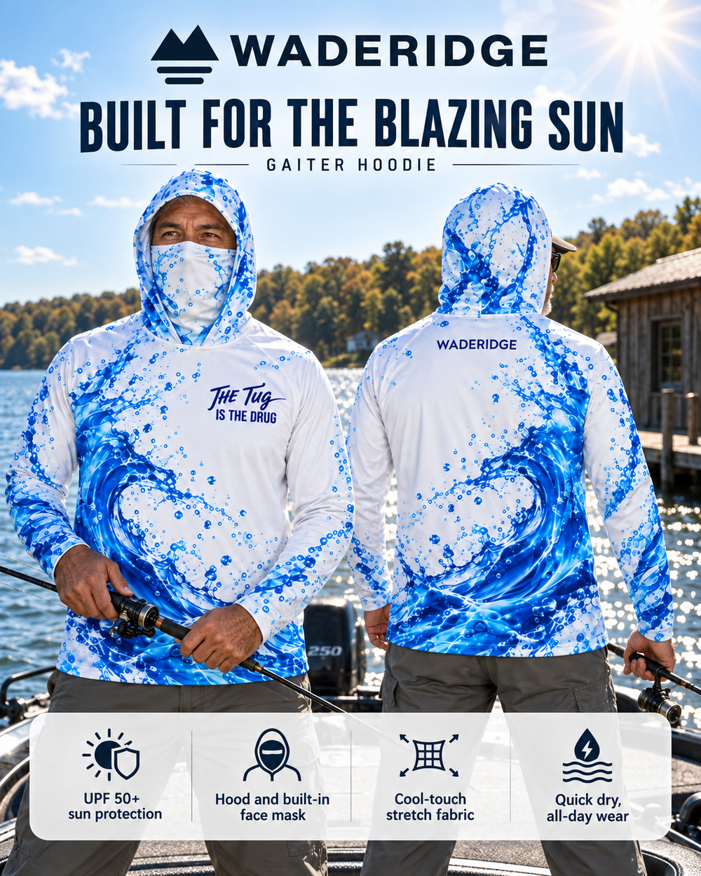 Clean Strike gaiter hoodie
