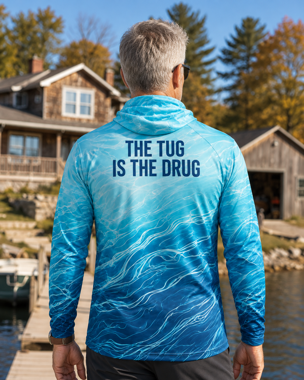 Open Water gaiter hoodie
