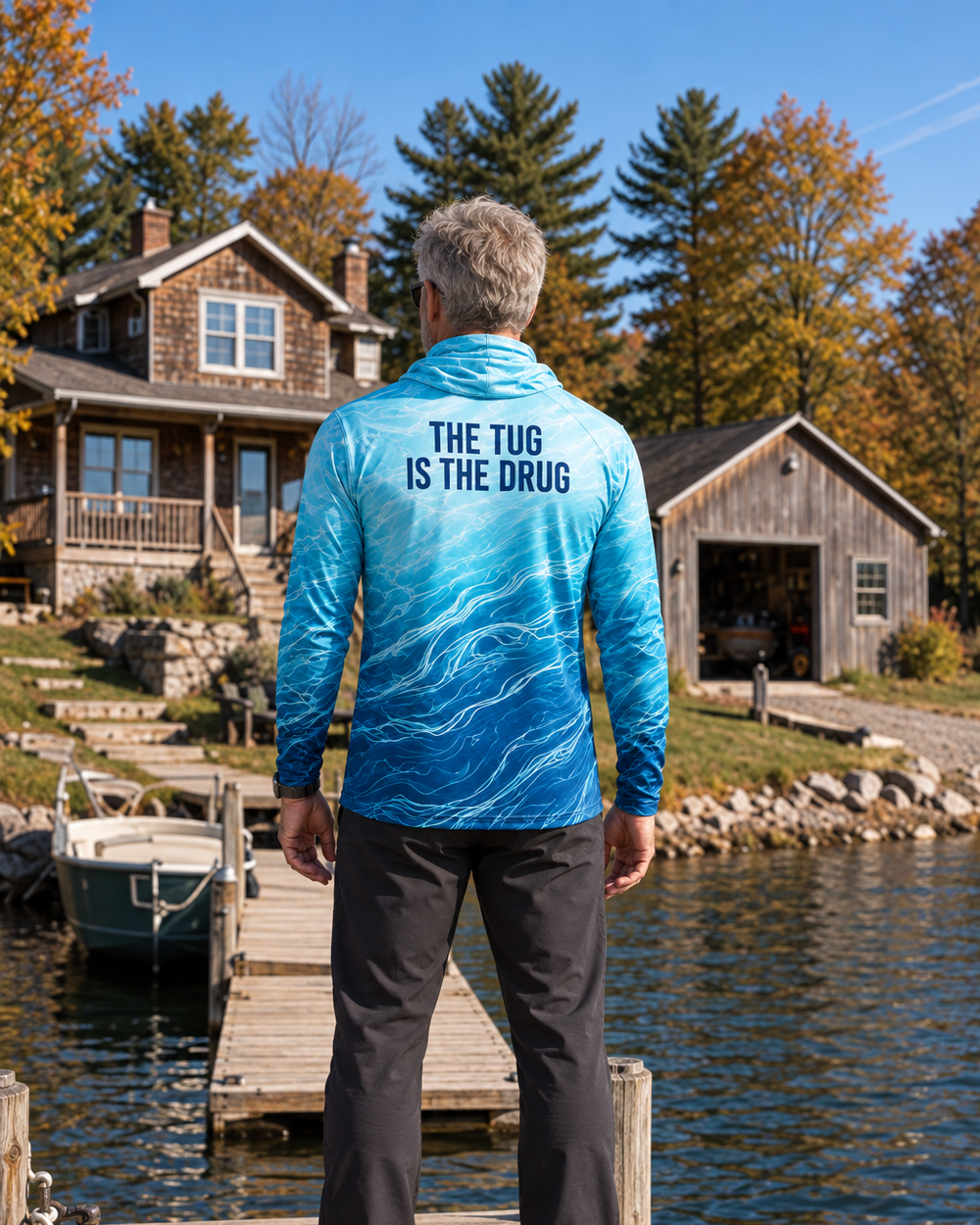Open Water gaiter hoodie