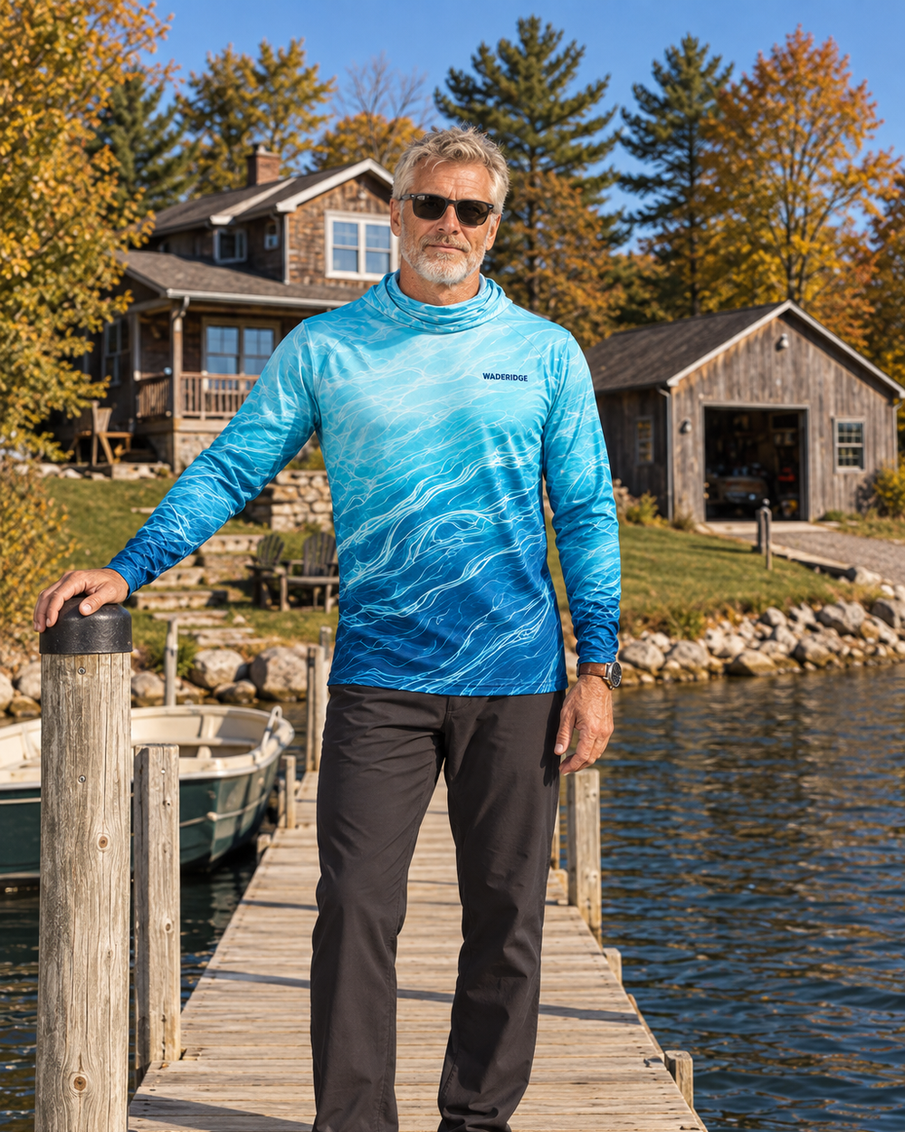 Open Water gaiter hoodie