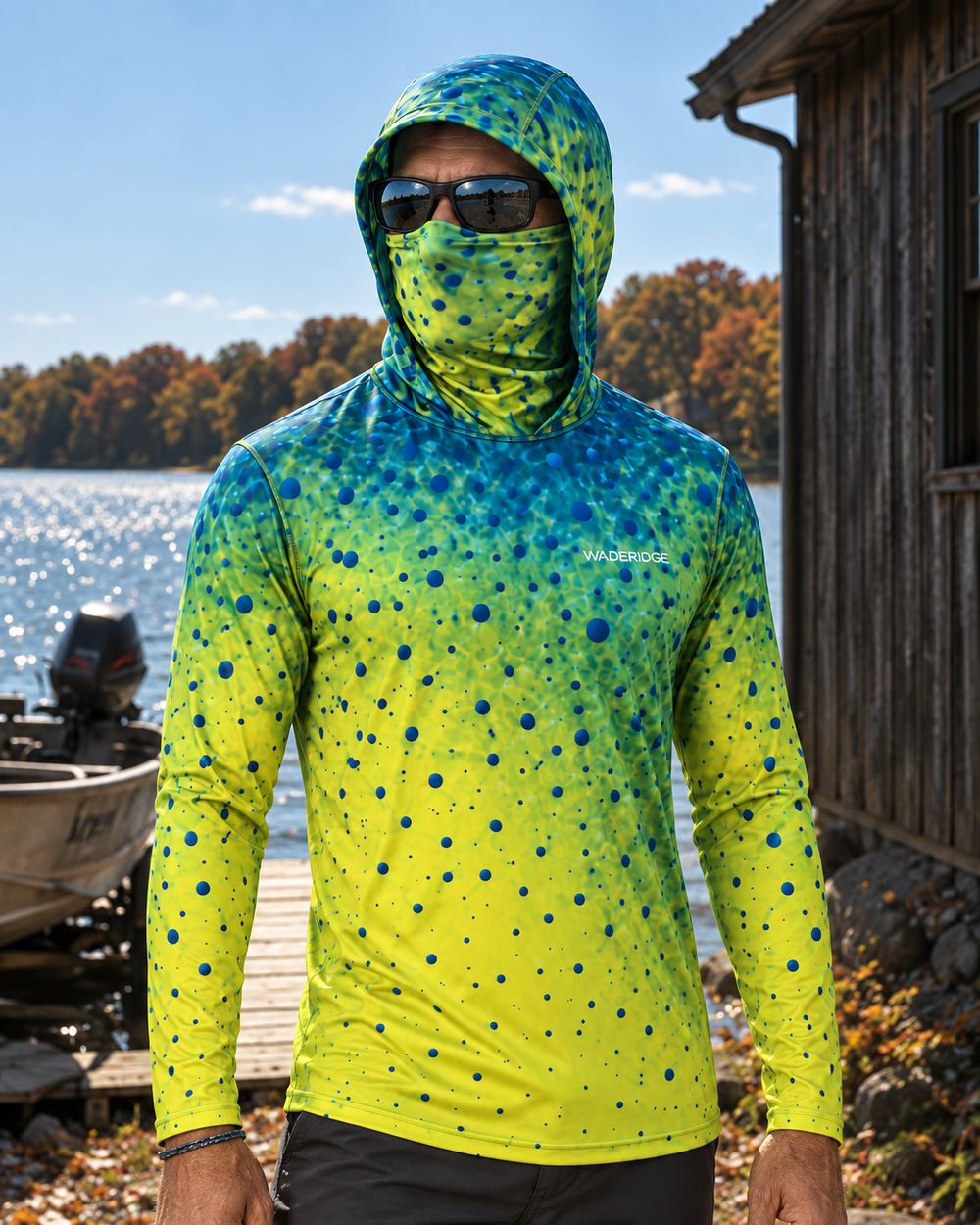 Mahi Glow gaiter hoodie