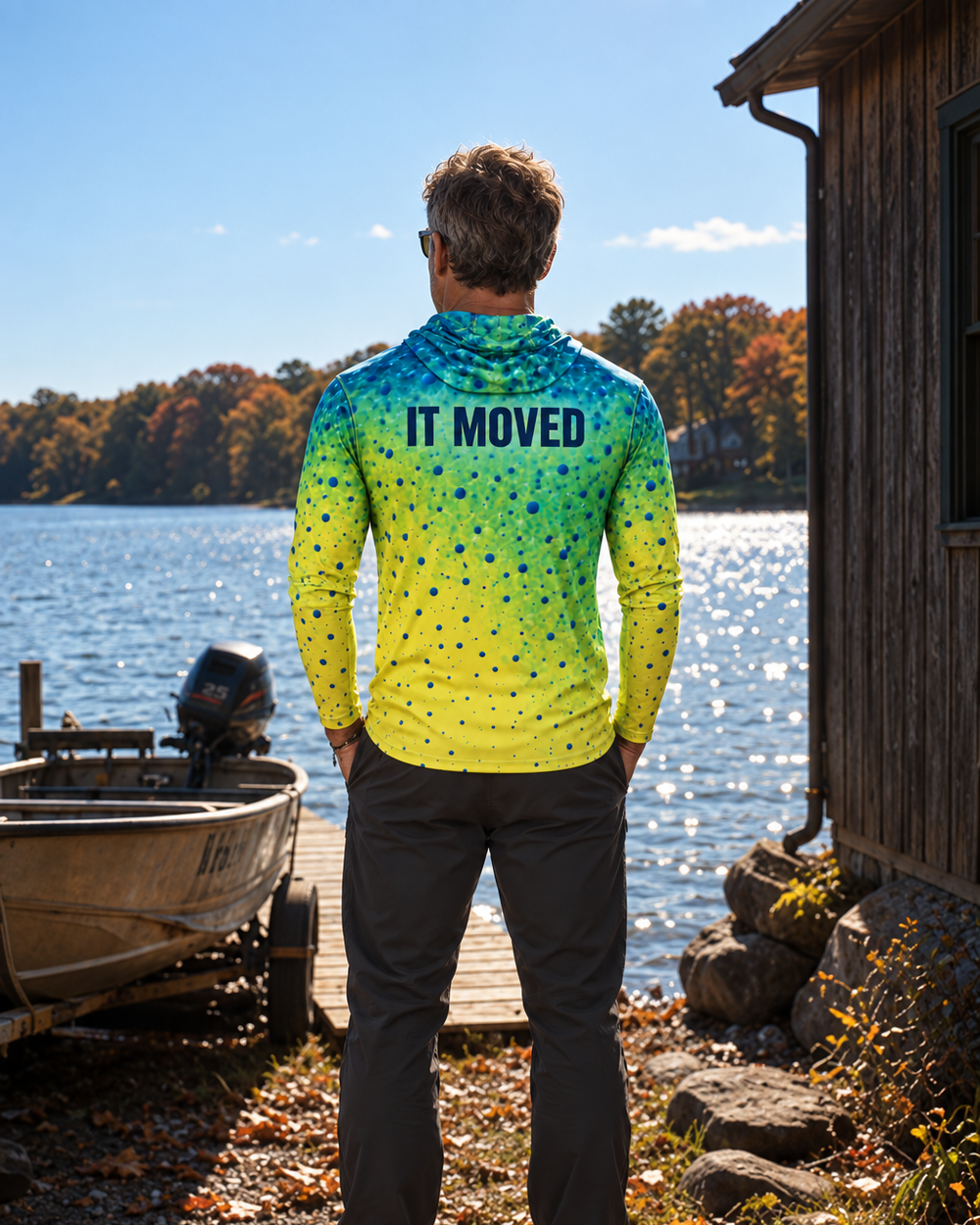 Mahi Glow gaiter hoodie