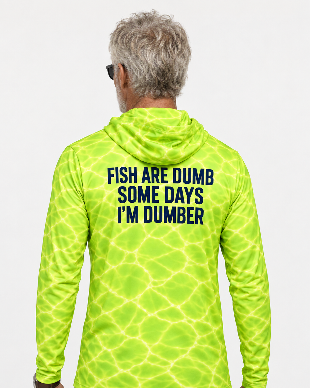 Neon Shallows gaiter hoodie