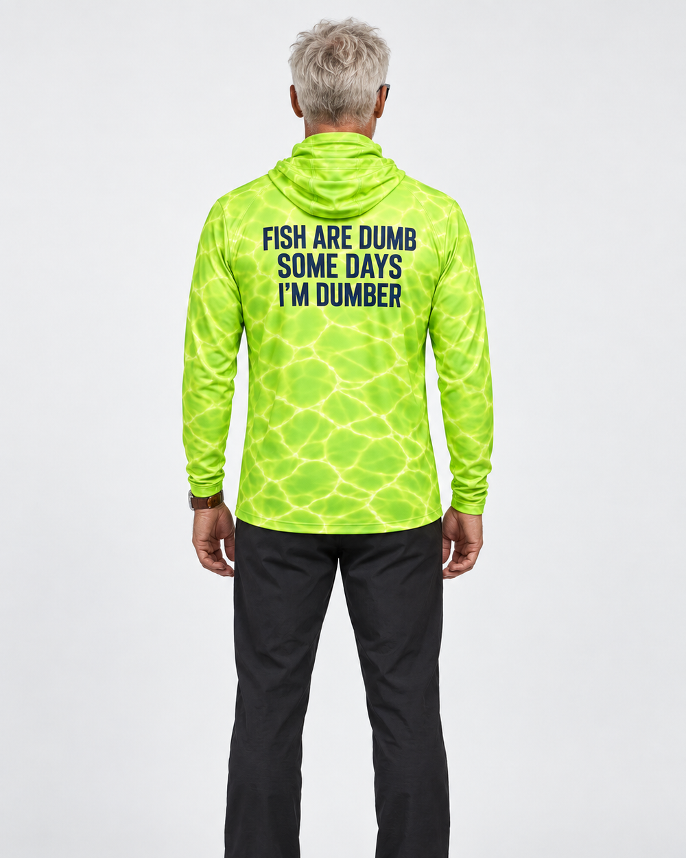 Neon Shallows gaiter hoodie
