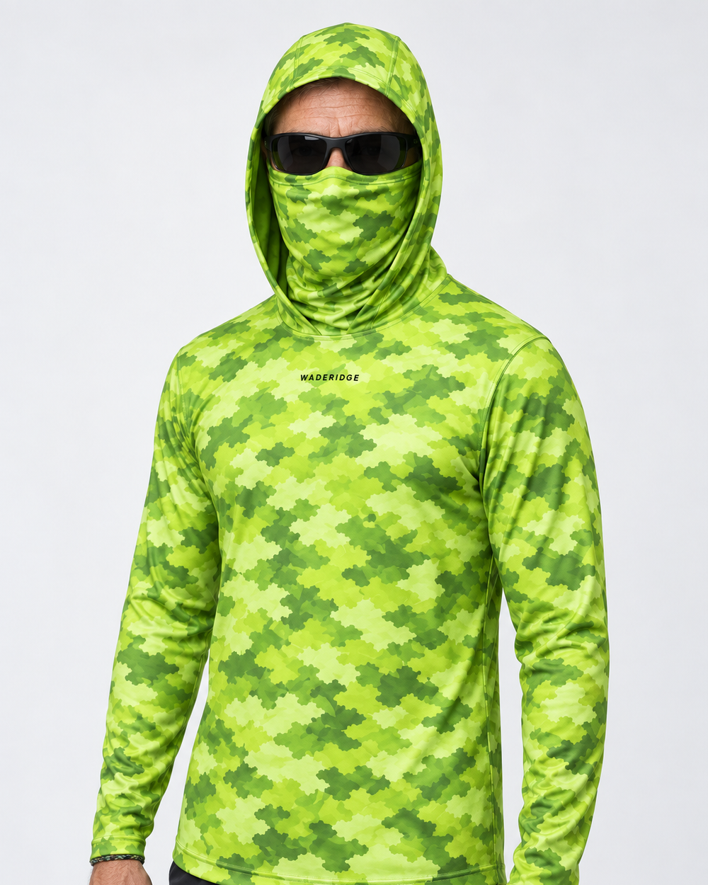Lily Pad Camo gaiter hoodie