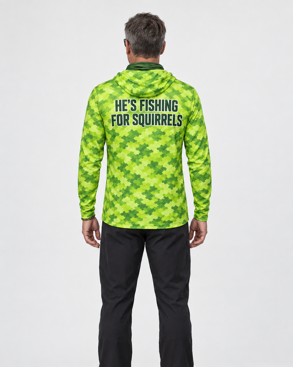 Lily Pad Camo gaiter hoodie