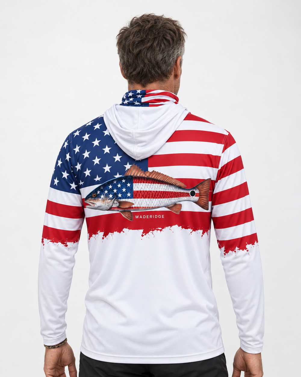 Redfish Republic gaiter hoodie