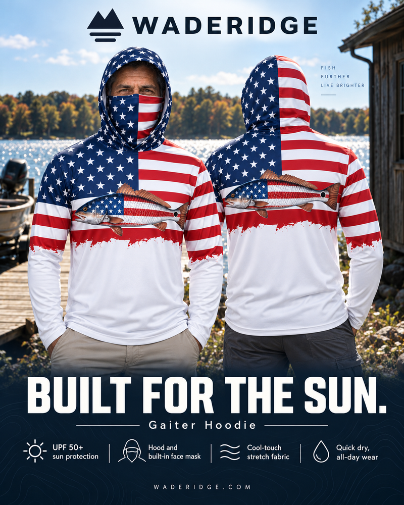 Redfish Republic gaiter hoodie