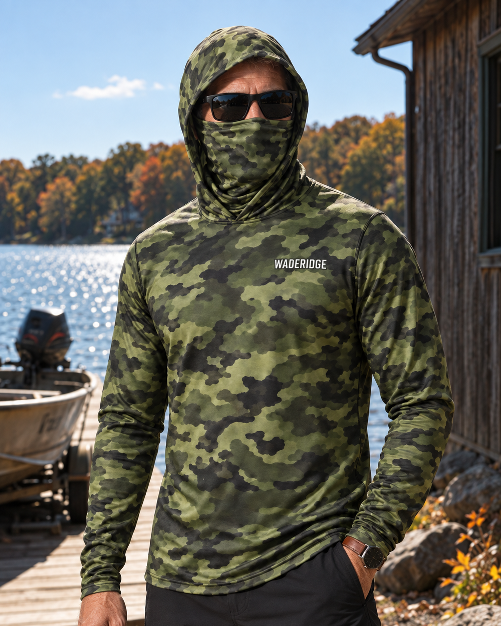 Freshwater Pro gaiter hoodie