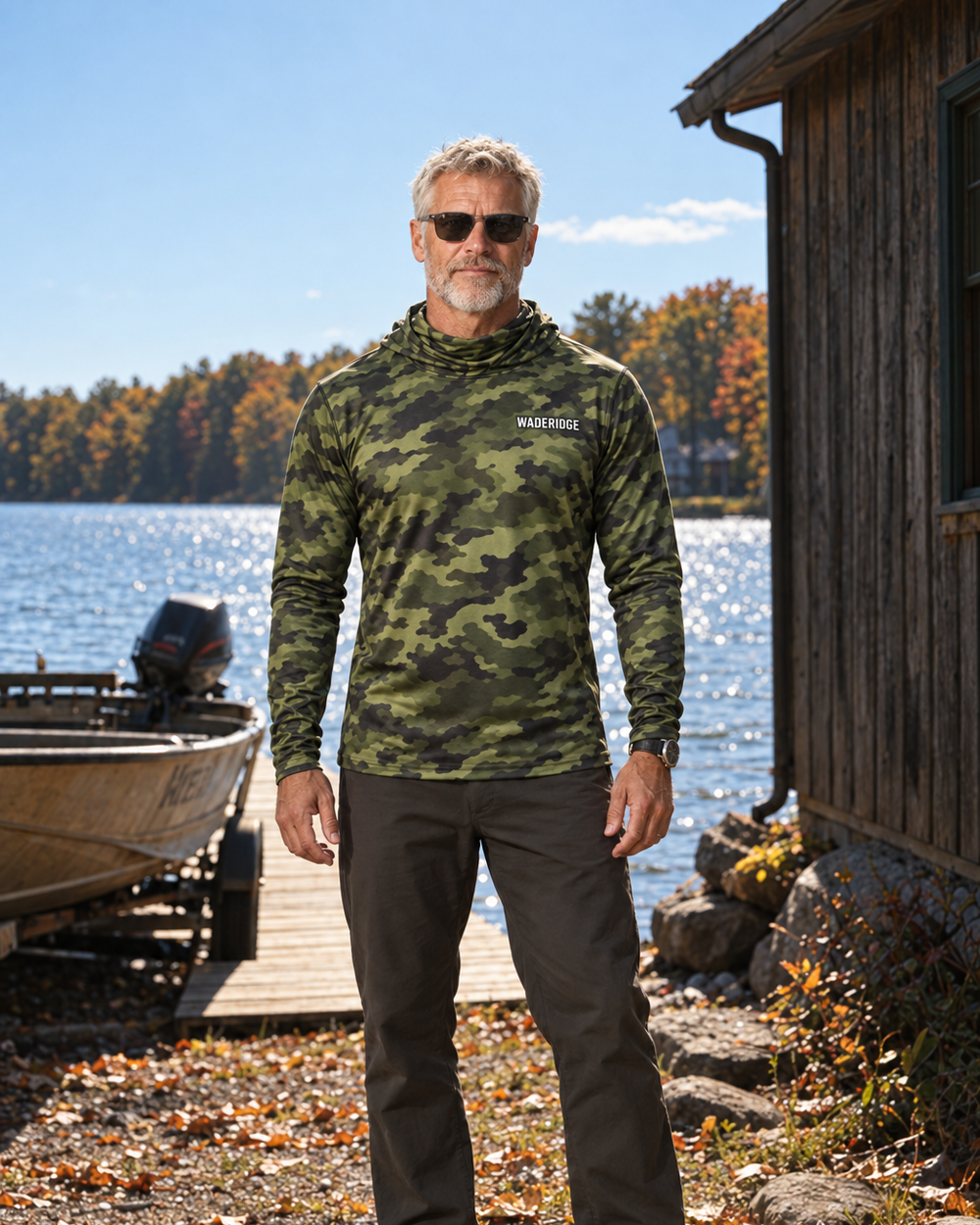 Freshwater Pro gaiter hoodie