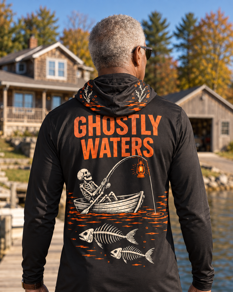 Ghostly Waters gaiter hoodie