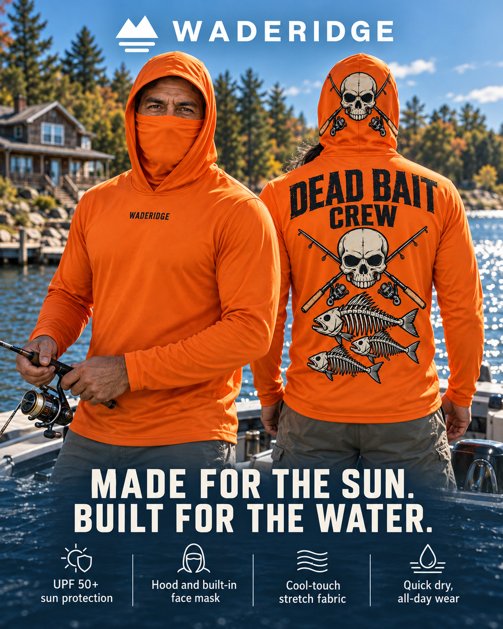 Dead Bait Crew gaiter hoodie