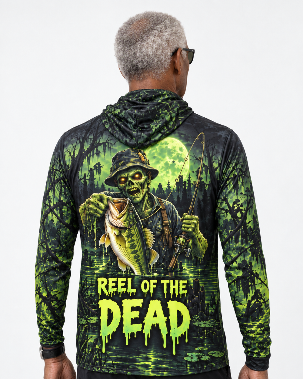 Reel of the Dead gaiter hoodie