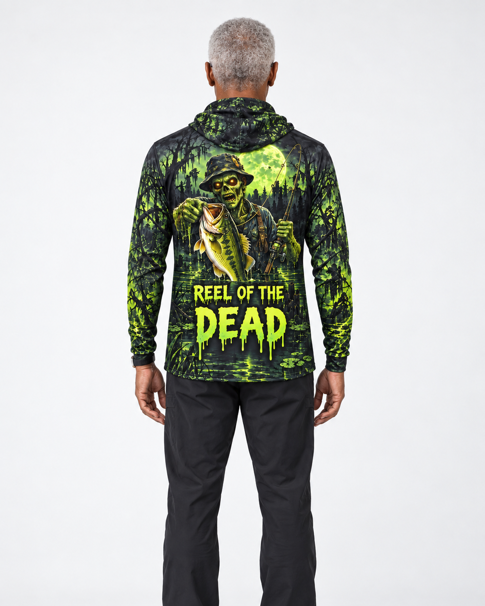 Reel of the Dead gaiter hoodie