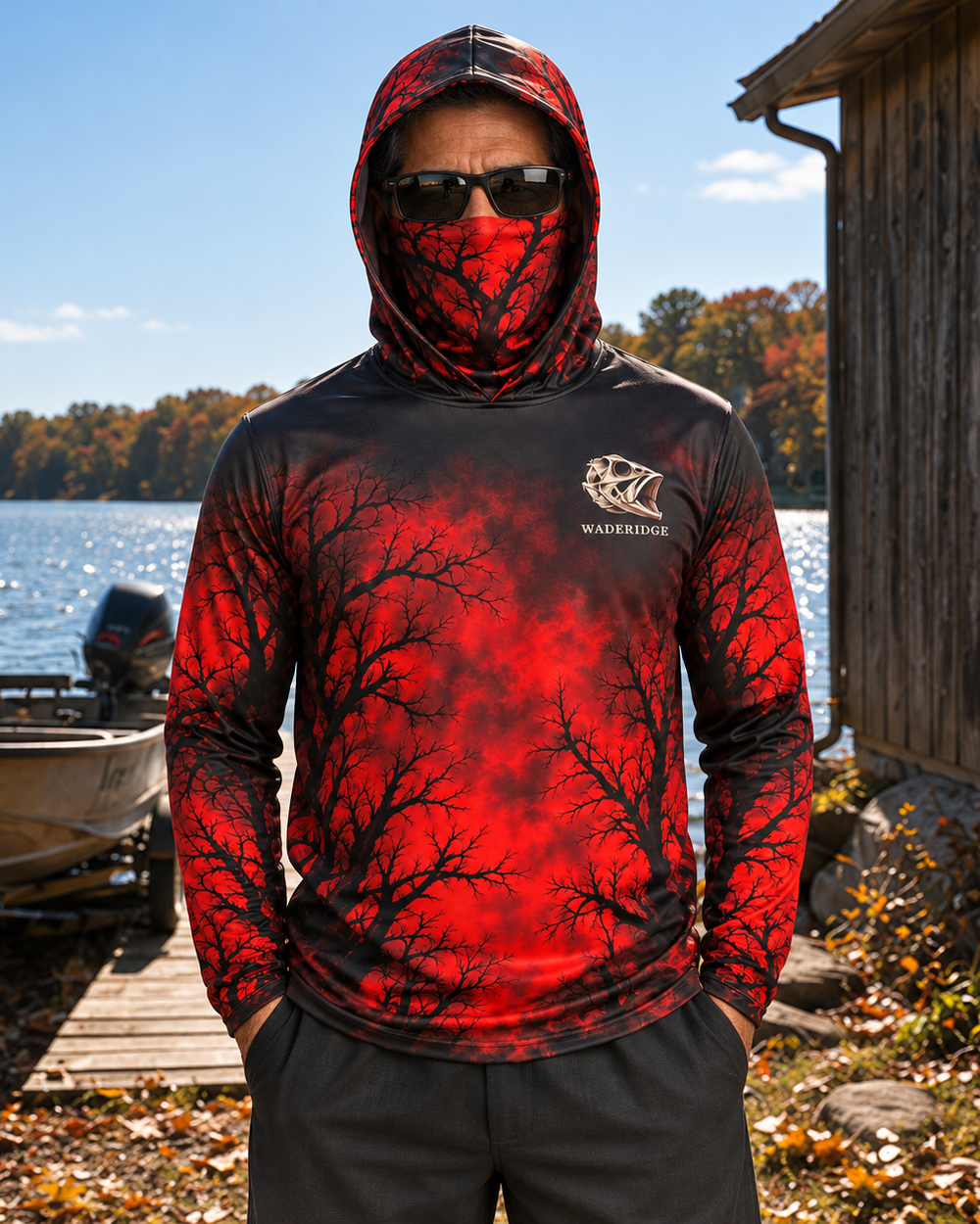 Night of the Living Bass gaiter hoodie