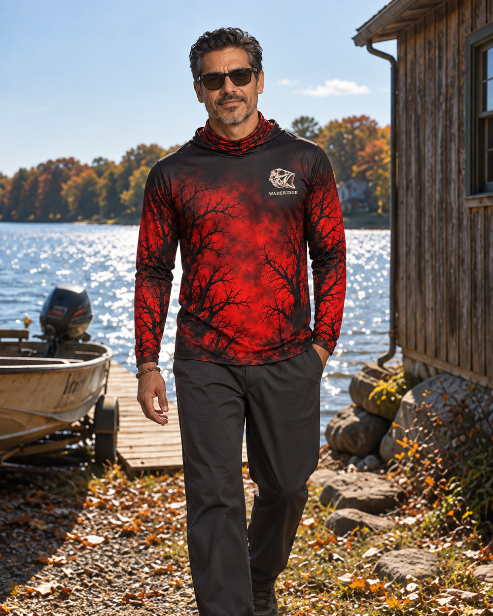 Night of the Living Bass gaiter hoodie