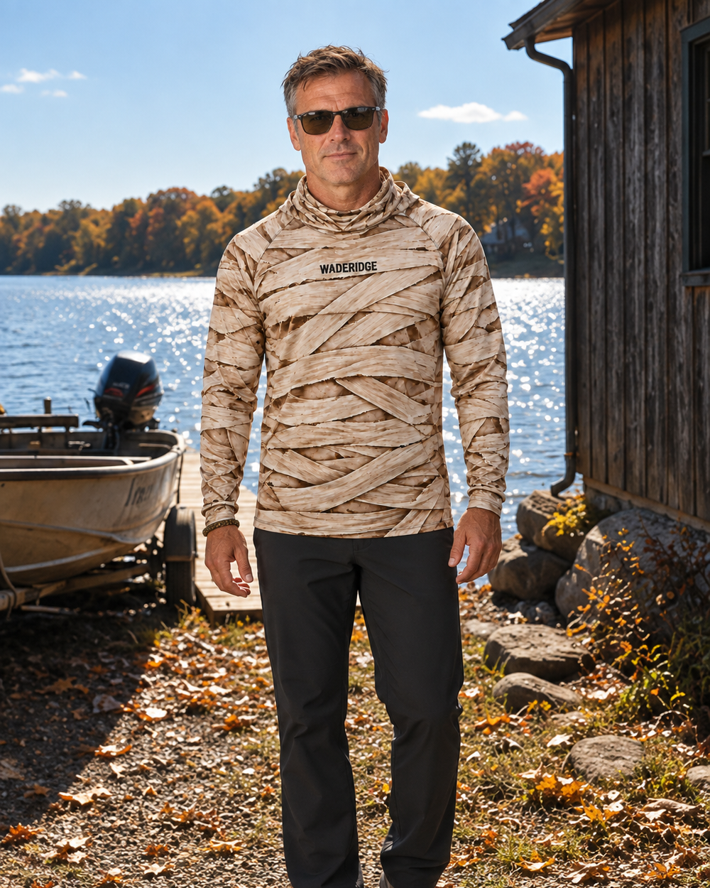 Resting Fish Face gaiter hoodie