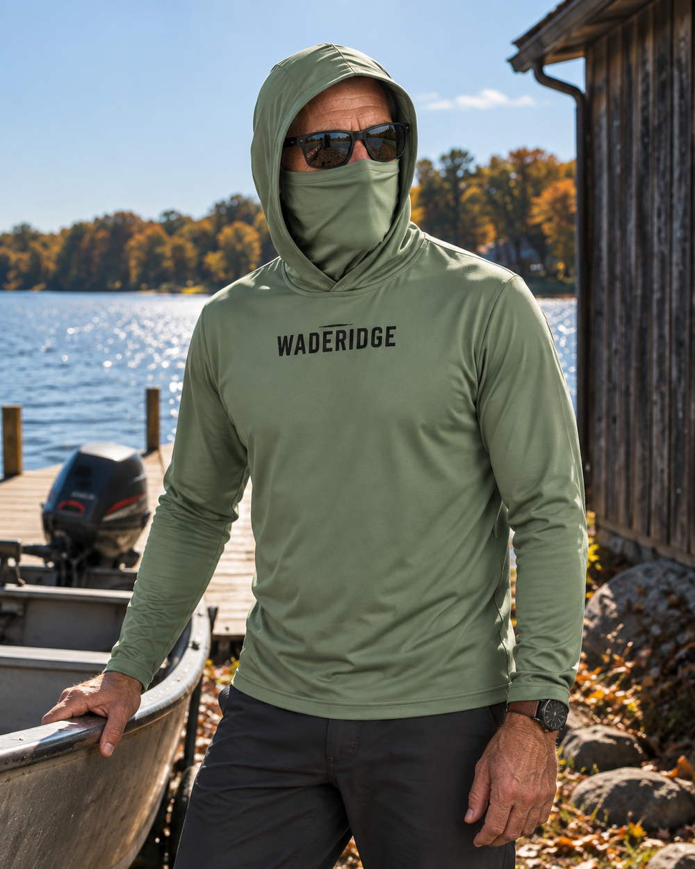 Catching Brains gaiter hoodie
