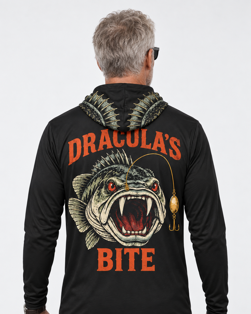 Dracula's Bite gaiter hoodie
