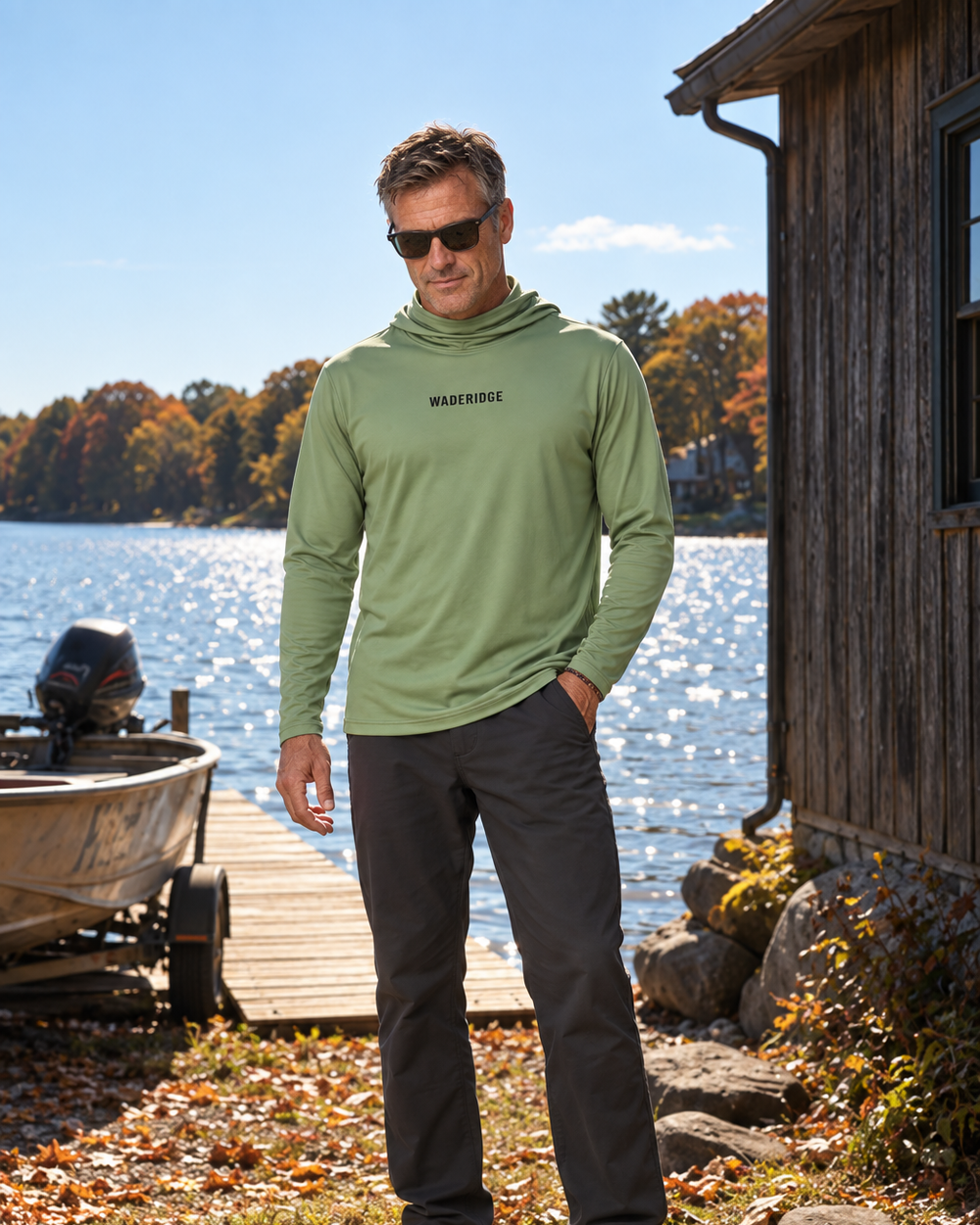 Franken-Fish gaiter hoodie